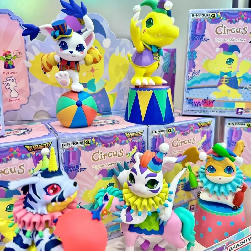 

Коллекционная фигурка Bandai Namco Digimon Adventure Circus Series (слепая коробка), 100-120 мм, аниме-фигурка, декор для автомобиля, коллекционная игрушка, подарок для фанатов аниме