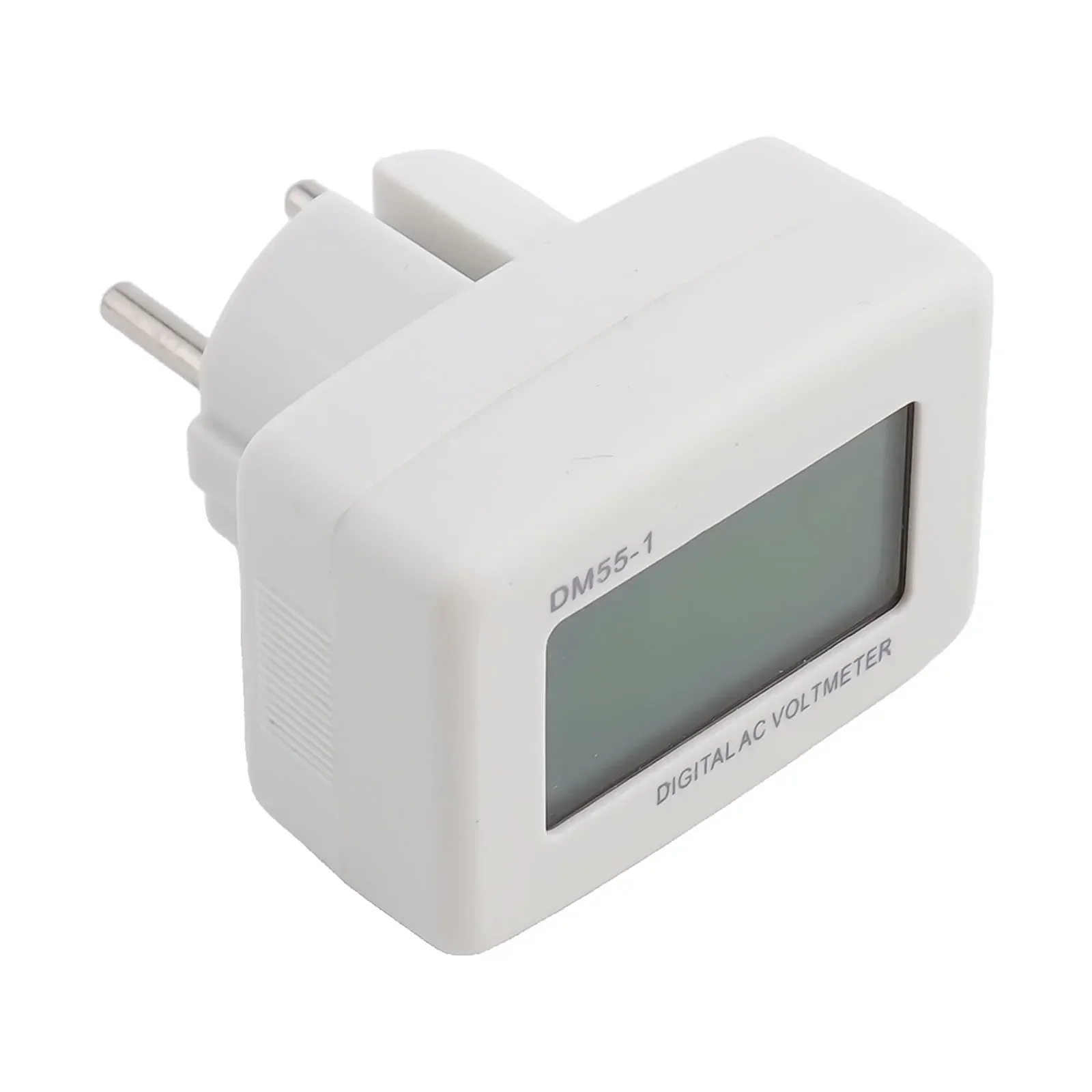 DM55-1 AC Voltmeter Plug Type 110V-220V Digital AC LCD Digital Display Voltmeter Real-time Current Grid Voltage Monitoring