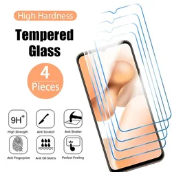 4Pcs Tempered Glass for VIVO Y70 Y15 Y33s Y72 Y55S Y27S Y100 Y100i V20 V23 V25 V21 V27e 5G Screen Protector Protective Glass
