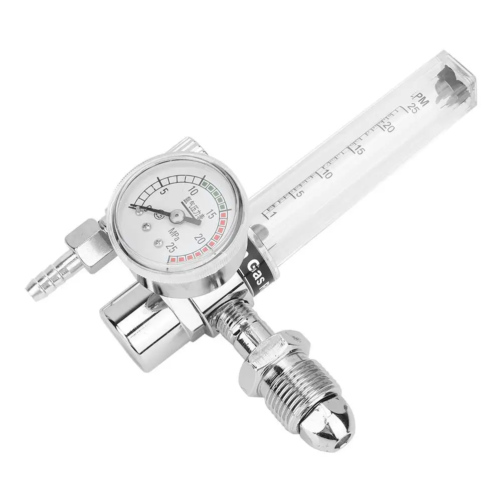 Argon Pressure Regulator with G5/8-14 Male Thread & CGA540, Argon Gas Gauge & Reducer for Precision Control