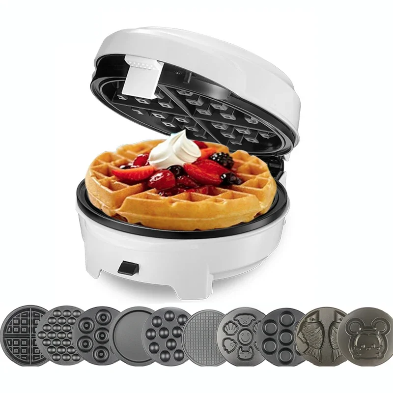 Macchina multifunzionale per Waffle all'uovo tortiera elettrica piccola torta per frittata macchina per Waffle, ciambelle e torte