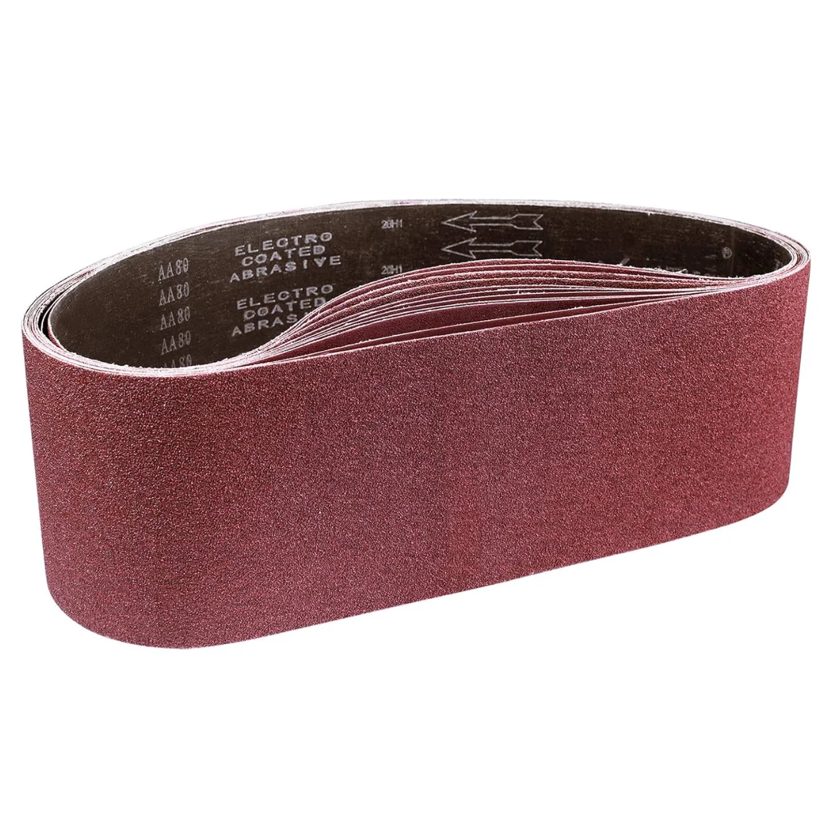 6/8 Pcs 50*1220mm Sanding Belts for 2'' * 48'' Belt Sander 40-400 Grits Abrasive Belt for Woodworking and Metal Polishing