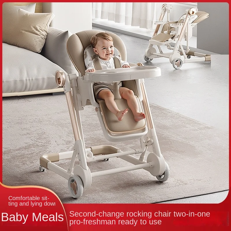 Lazychild Baby High Chair Children S Reclining And Folding Portable Learning Chair Infant Eating Chair Dining Table Chair
