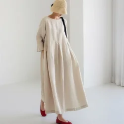 Women Eid Muslim Dress Abaya Ramadan Morocco Party Dresses Dubai Abayas Kaftan Vestidos Solid Casual O Neck Long Sleeve
