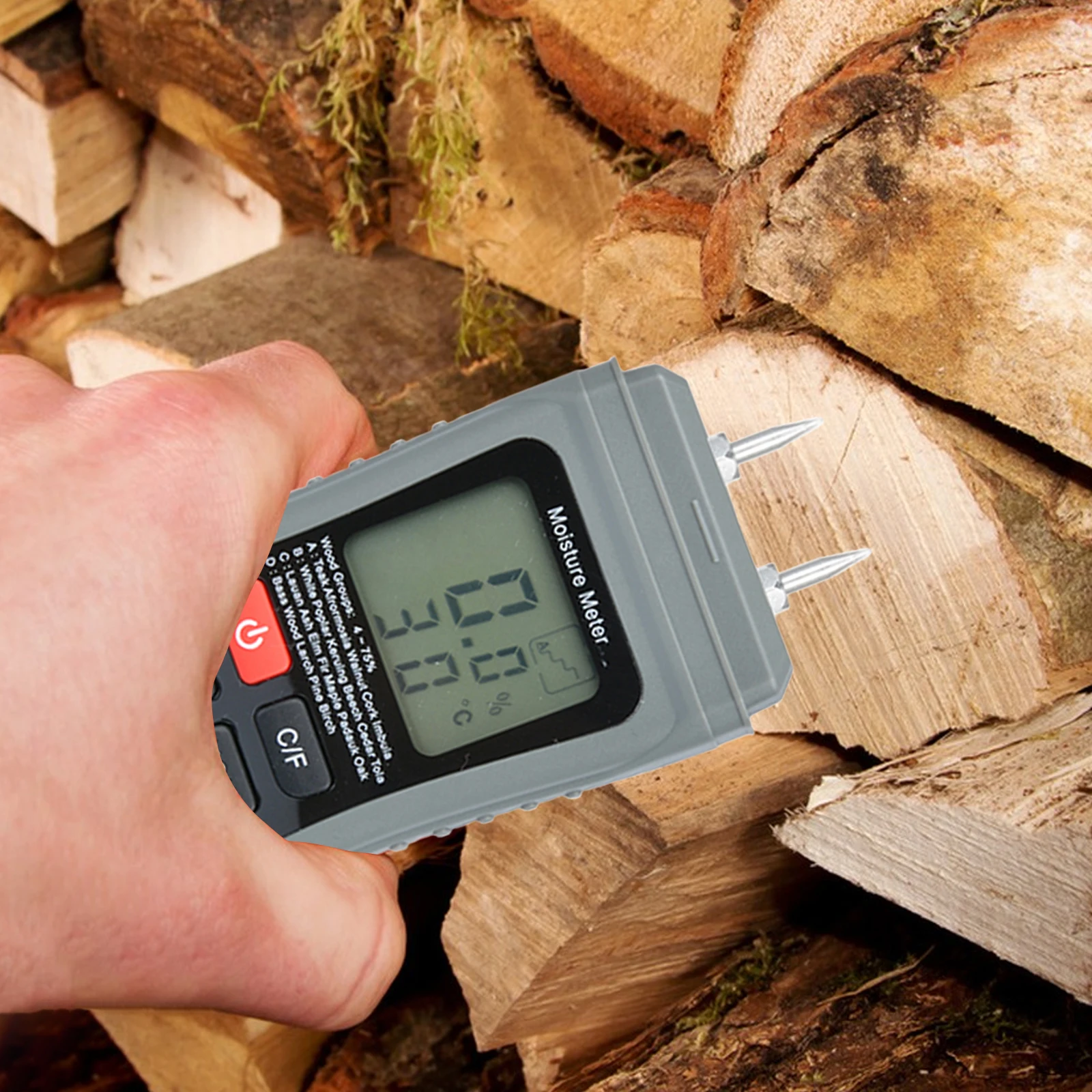 Wood Digital Humidity Content - Lumber Woodworking ulasan dan harga