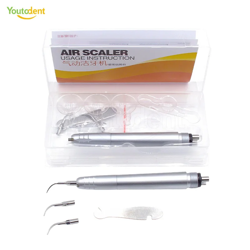 

3 Tips Dental Ultrasonic Air Scaler Tooth Calculus Remover Cleaning 2/4 Holes Handpiece Cleaner Dentist Lab Whiten Tooth