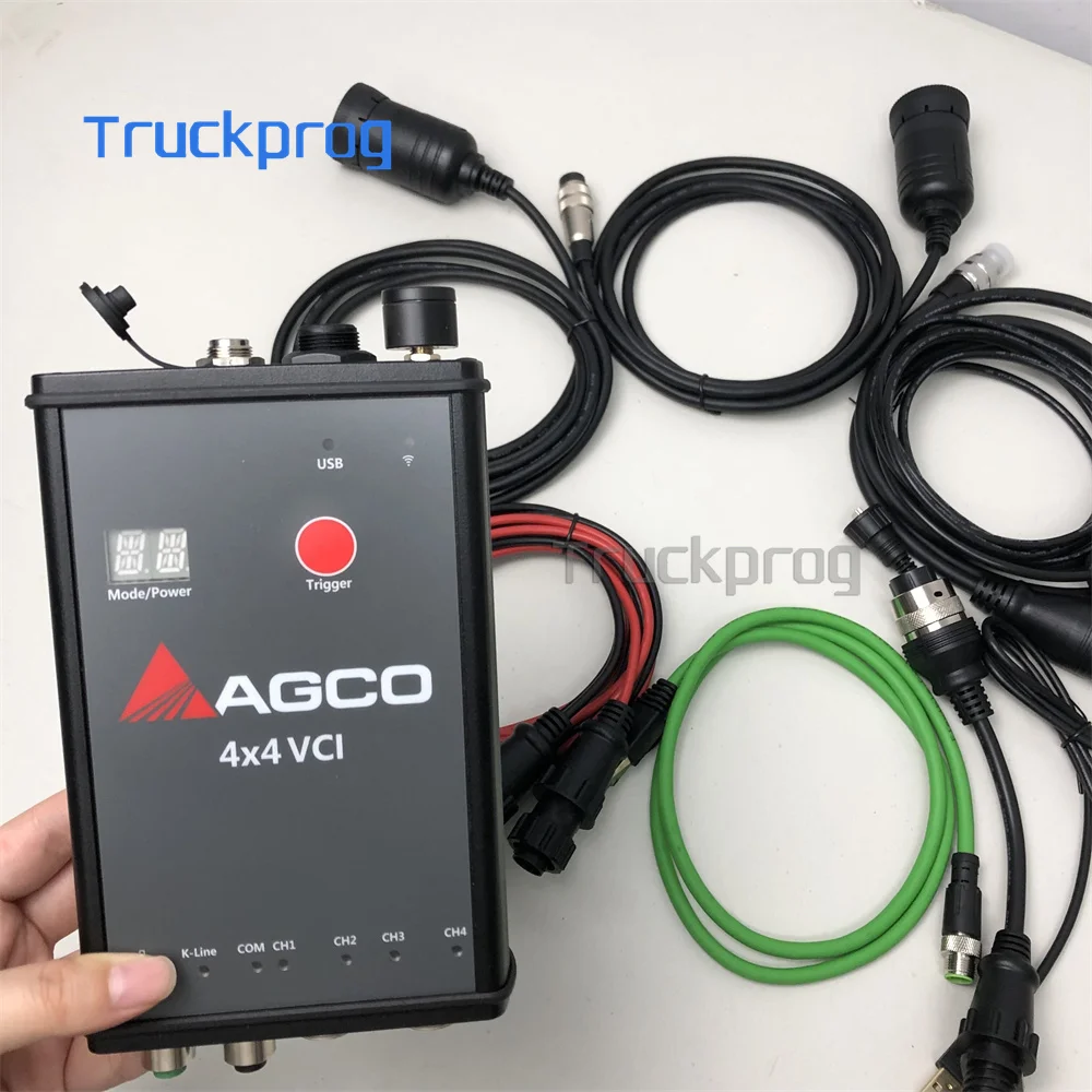 For AGCO Diagnostic Tool Tractor ECU Tester CAN Bus Diagnostic Farm Equipment for AGCO 4X4 VCI Diagnostic Tool Support WiFi
