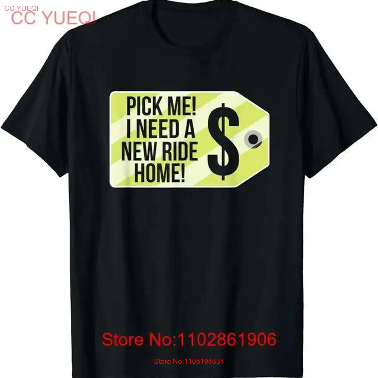 NEW LIMITED Pick Me I Need A Ride Home Funny Price Tag Game Show T Shirt vintage Washed Unisex fashion Soft Slightly