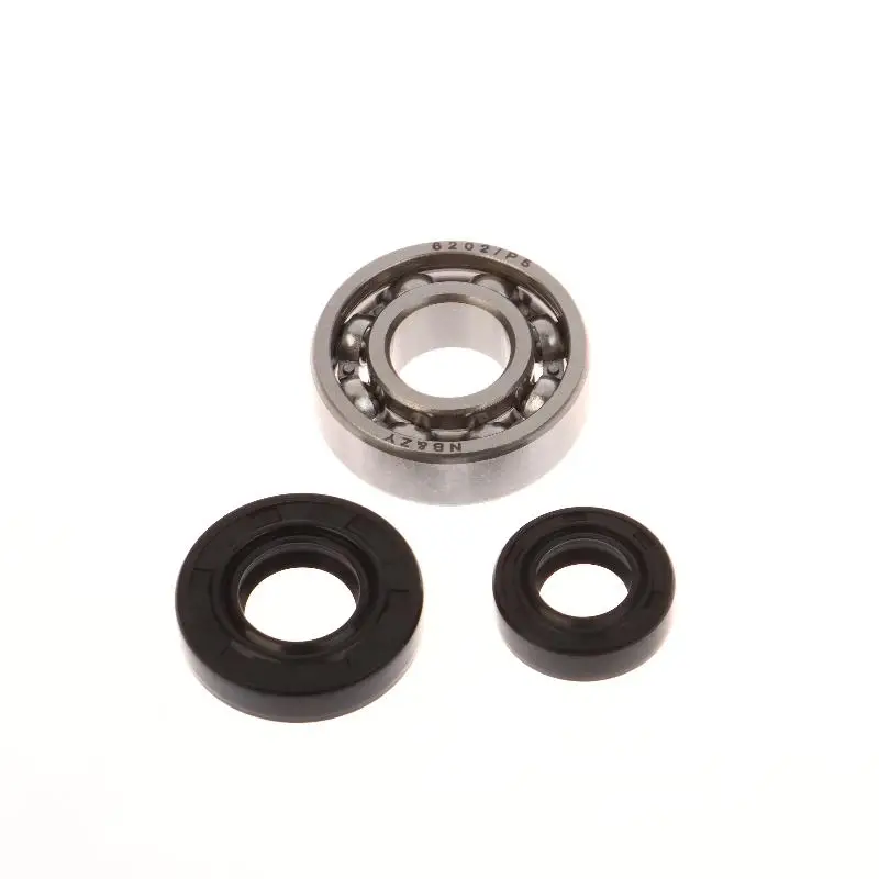 4Pcs/set Crankshaft Oil Seal Grooved Ball Bearing Kit For CG430 520 TL43 TL52 Brush Cutter & Grass Trimmer