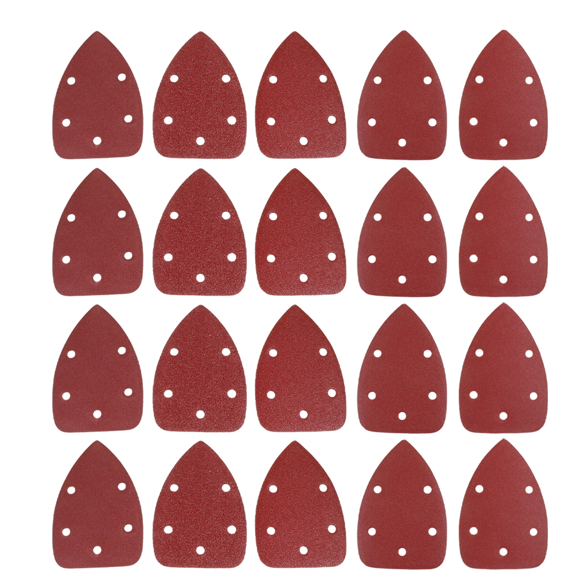 

25pcs Triangle Sand Paper Alumina Material Polishing For Synthetic Materials Home Studio Use Flocking