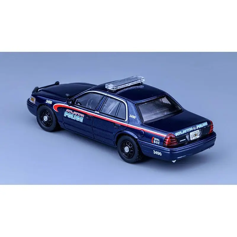 Rollin Model 1:64 Ford Crown Victoria Exhibition Alloy Model Simulation Car Model Collection