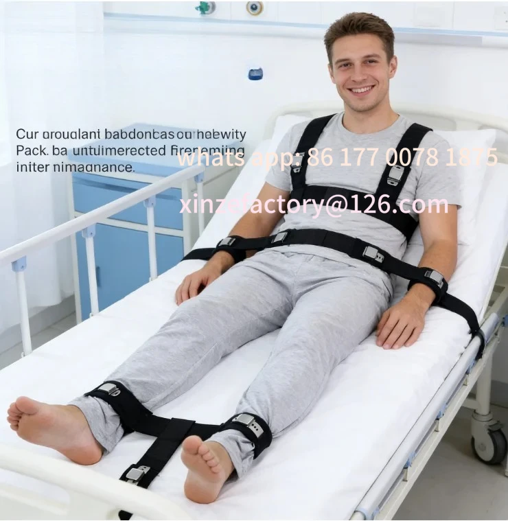 Customizable Double Foot Restraint Belt Anti-scratch Anti-extubation Anti-self-injury Fast Fixing Belt Comfortable