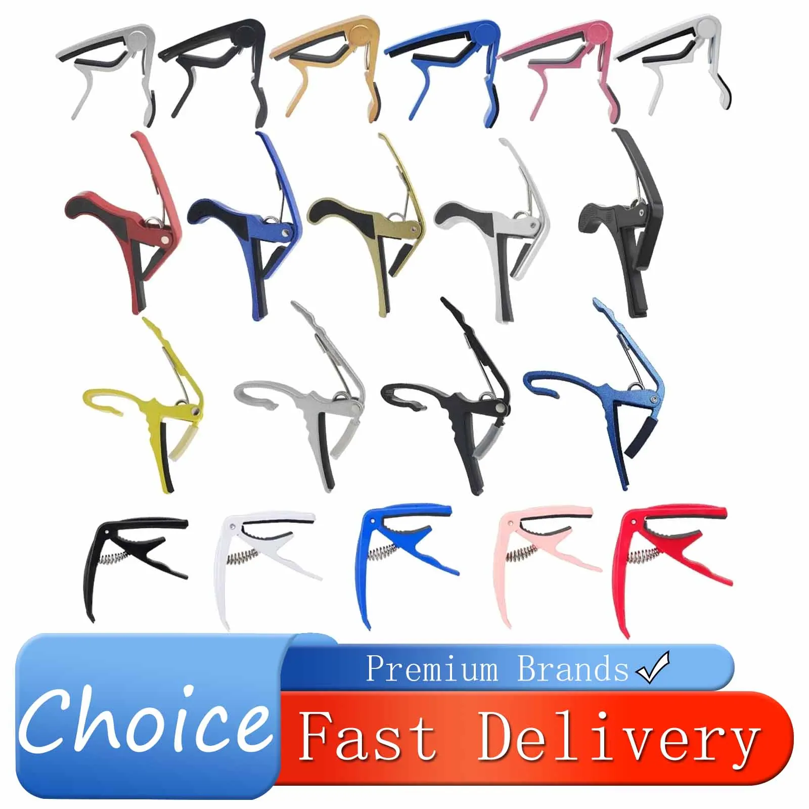 Guitar Capo Modulation Clip for Acoustic Classic Electric Guitar Alloy Metal Universal Multifunction Capo Guitar Accessories