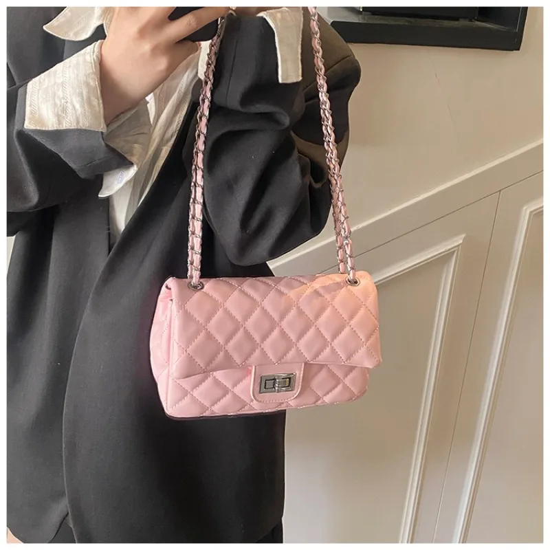 Designer Inspired Retro Messenger Bag - Chic Textured Leather With Paris Letter Logo & Adjustable Shoulder Strap