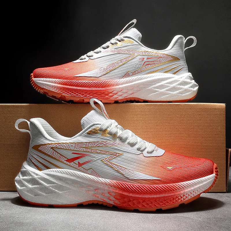 

Unisex High Quality High Elasticity Lightweight Shock-absorbing Pro Running Training Shoes Fashion Sneakers for Men Women