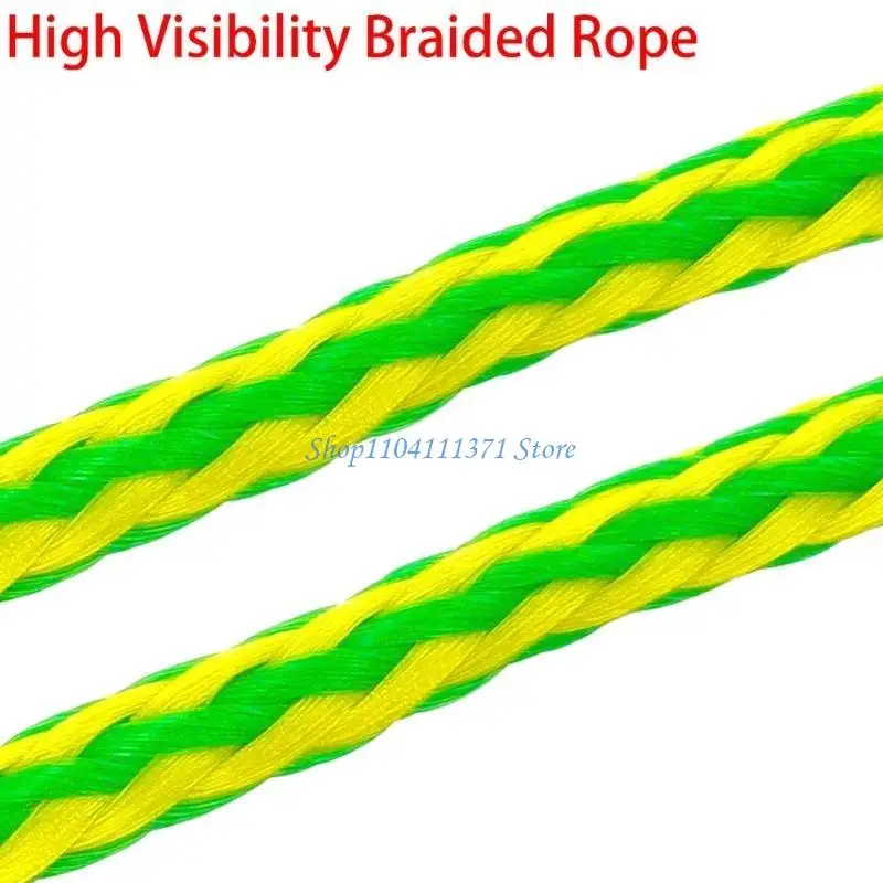 P9FC Dock Line Mooring Rope Nylons Kayaks Tow Rope with Clip Braids Boats Line