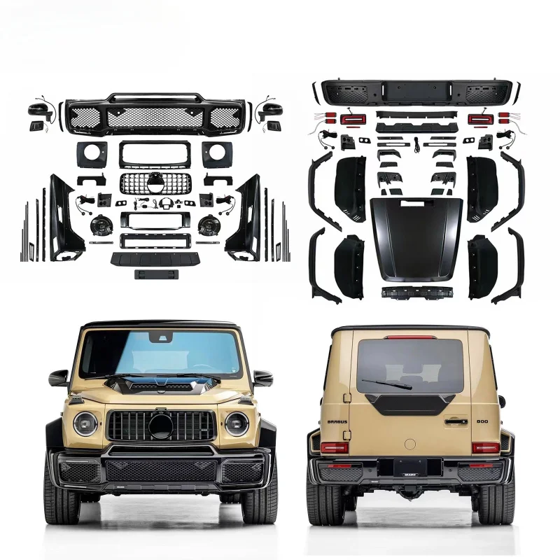SAAR Surround Adecuado para Mercedes-Benz Clase G W463 02-18 Actualización de modelo antiguo al nuevo modelo 464 Dr. Ba Big Surround