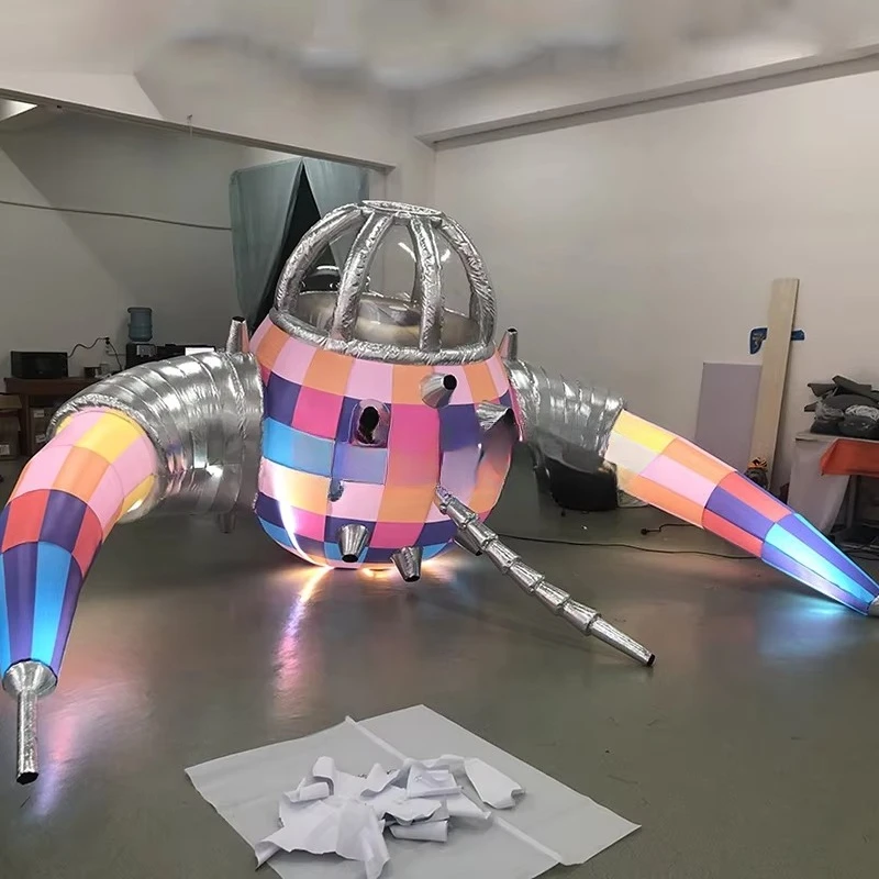 

Decoration Inflatable Alien Spaceship with LED Light