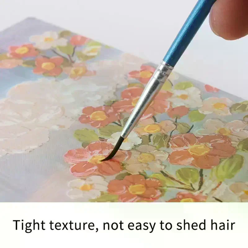 20Pcs For Painting Brushes For Artistic Multifunction Hook Line Pen Nylon Hair Paint Brush Pointed Paint Oil Painting Brushes