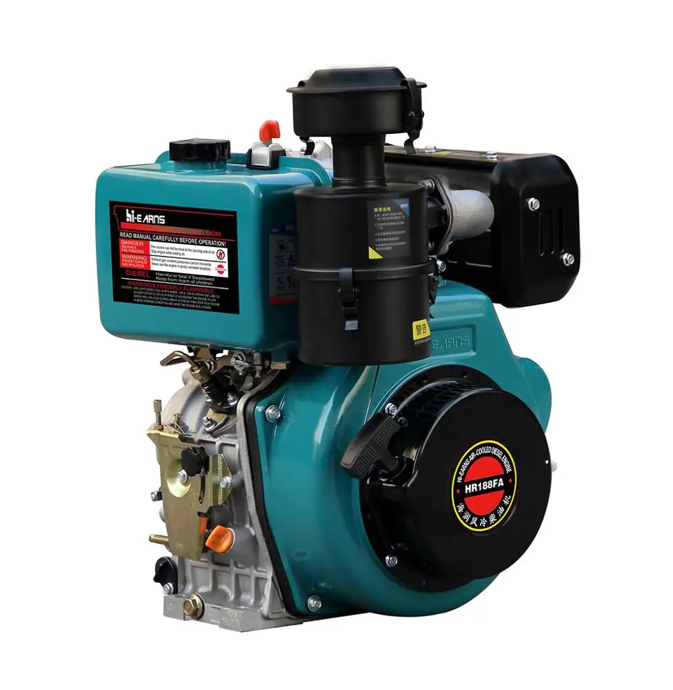 Small Volume Diesel Generator, 12HP, Air Cooled Silent Generator Special Power HR188
