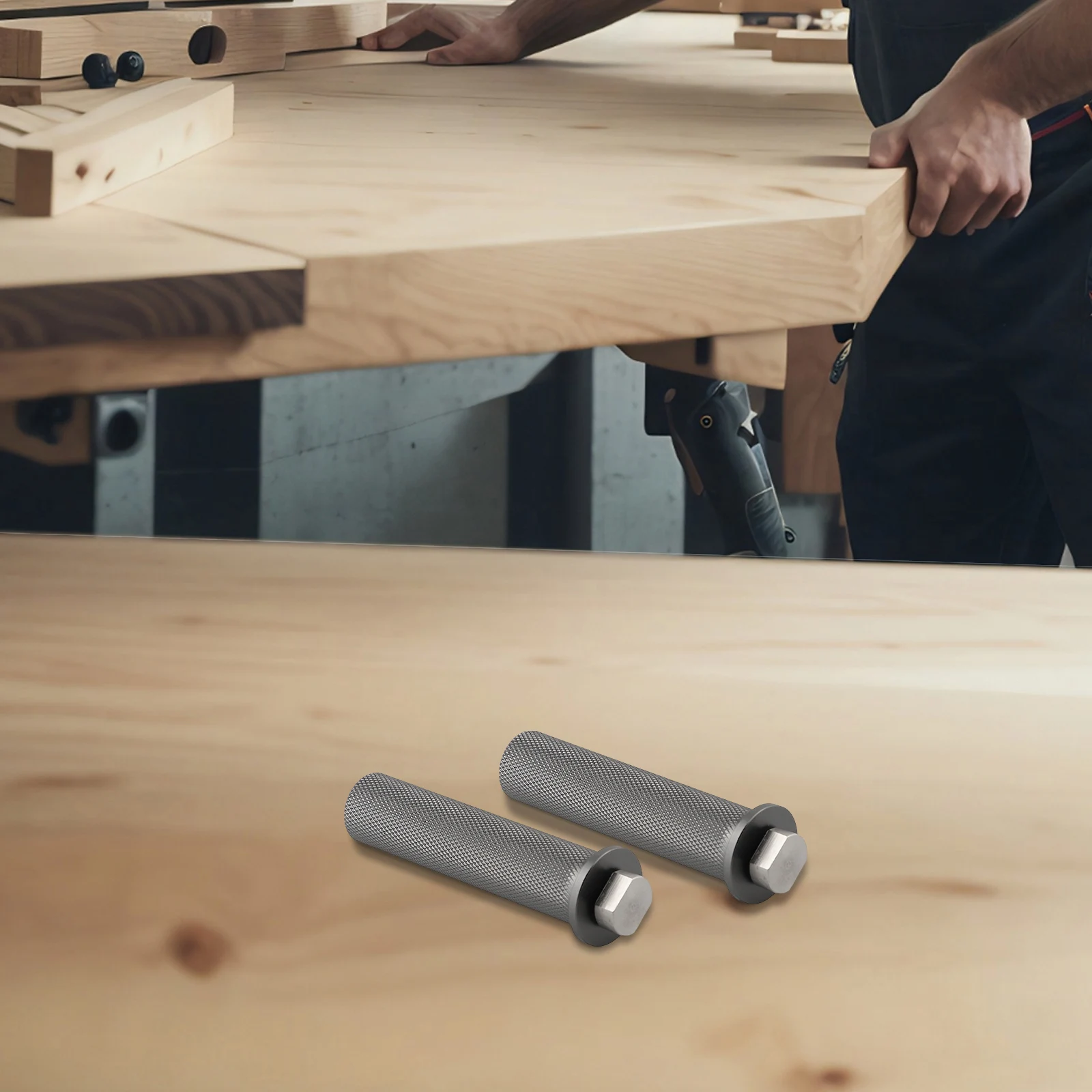 

Router Tables For Carpentry Work Sliver Workbench Peg 19/20mm 2PCS 80mm X 25mm Aluminum Alloy Bench Limit Block
