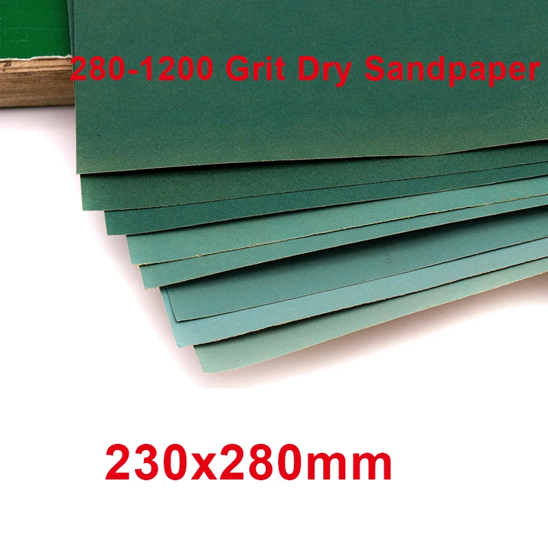 

1Pcs 280-1200 Grit Dry Sandpaper 230x280mm Polishing Sand Paper For Wood Metal Plastic Abrasive Tool Surface Finishing