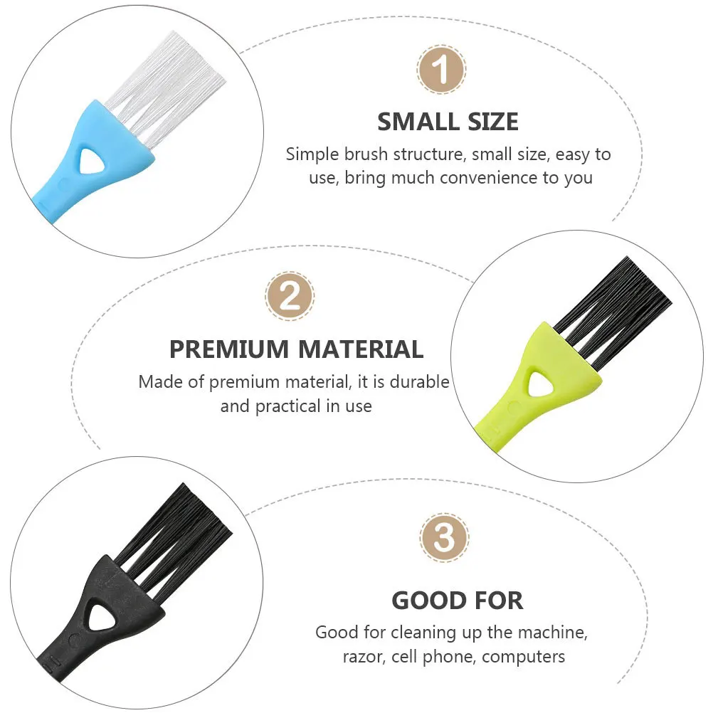 36 قطعة فرشاة تنظيف لماكينة الحلاقة الكهربائية ماكينة حلاقة المقص أداة دقيقة للمناطق التي يصعب الوصول إليها منظف فرشاة صغيرة
