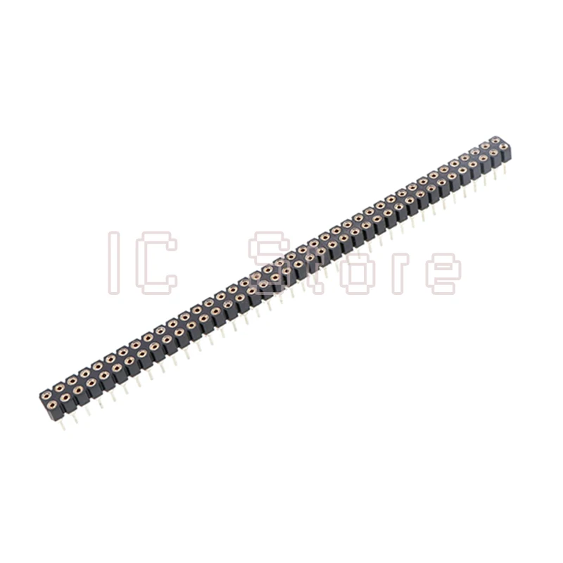 5PCS 40Pin 2.54mm Round Hole Female Connector Round Connector Single Row Double Row Connector Digital Tube Socket Arduino