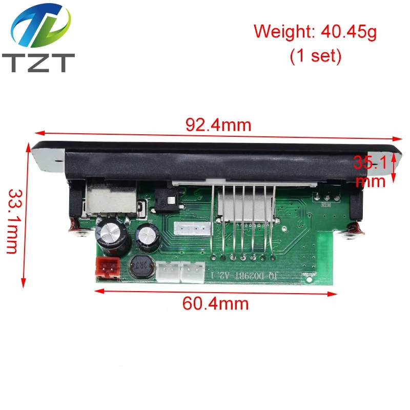 Bluetooth 5.0 MP3 Player Decoder Board 5V-32V 6W Amplifier Car FM Radio Module Support FM TF USB AUX Recorders