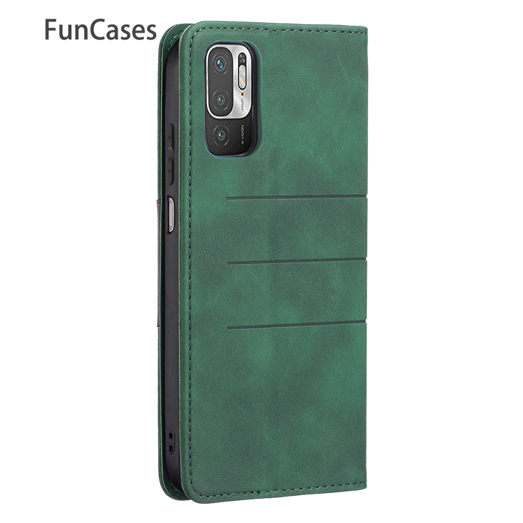 Green Silicone Cases Covers For Redmi Note 10 5G Cove sFor Xiaomi Redmi armor Note 10T 5G POCO M3 Pro Magnetic Closure Phone