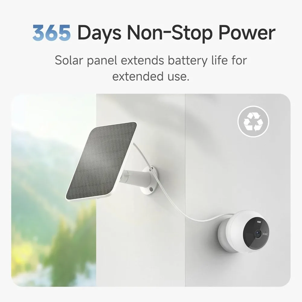 Système de caméra de sécurité domestique noorio avec b200se-a201×1,b200-se×1