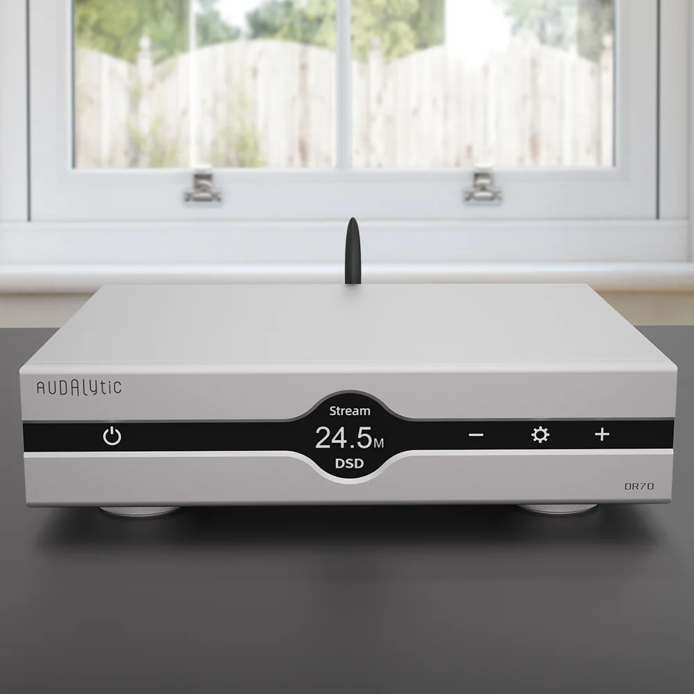 Audalytic DR70 hifi R2R Streaming DAC وحدة فك ترميز الصوت للموسيقى الرقمية وحدة فك ترميز الشبكة تدعم DLNA وAirPlay