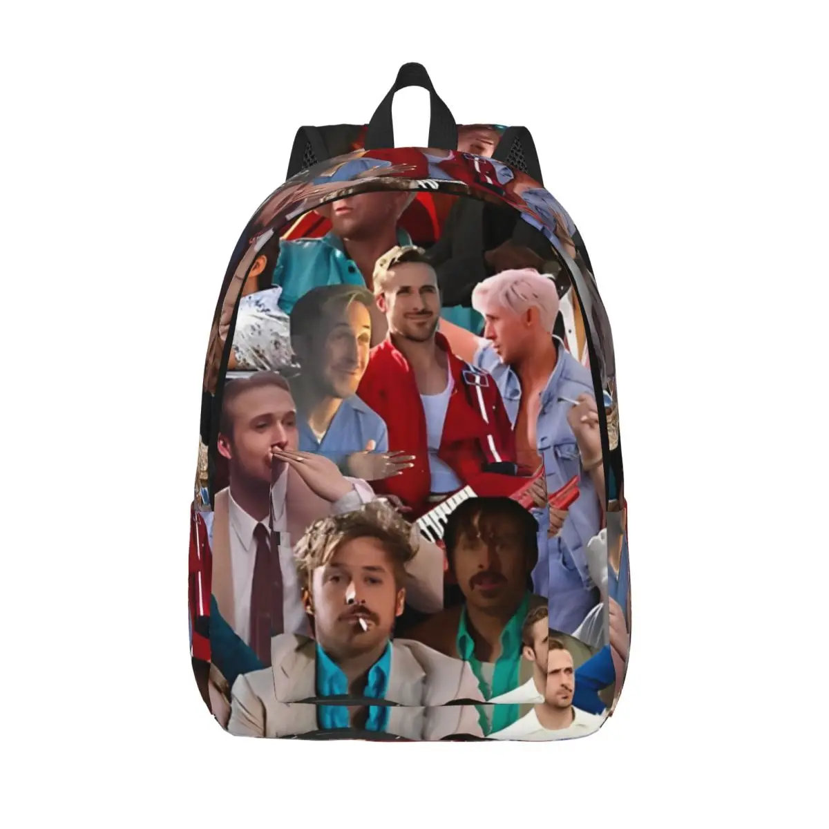 

Ryan Gosling Collage Cool Backpack Sports Student Work Daypack for Men Women Laptop Computer Canvas Bags