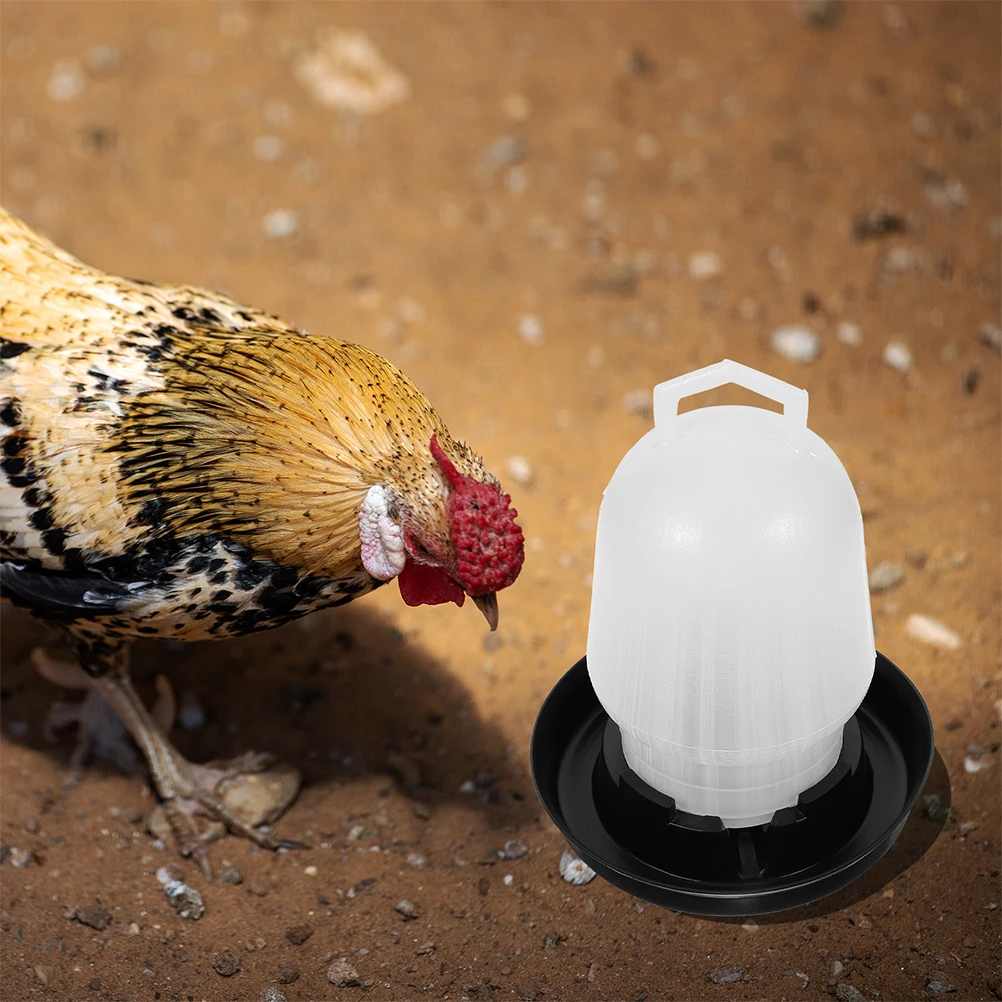 

2 Pcs Automatic Chicken Drinker Waterer Feeder Trough for Poultry Quails Chicken Home Use Large Capacity Plastic