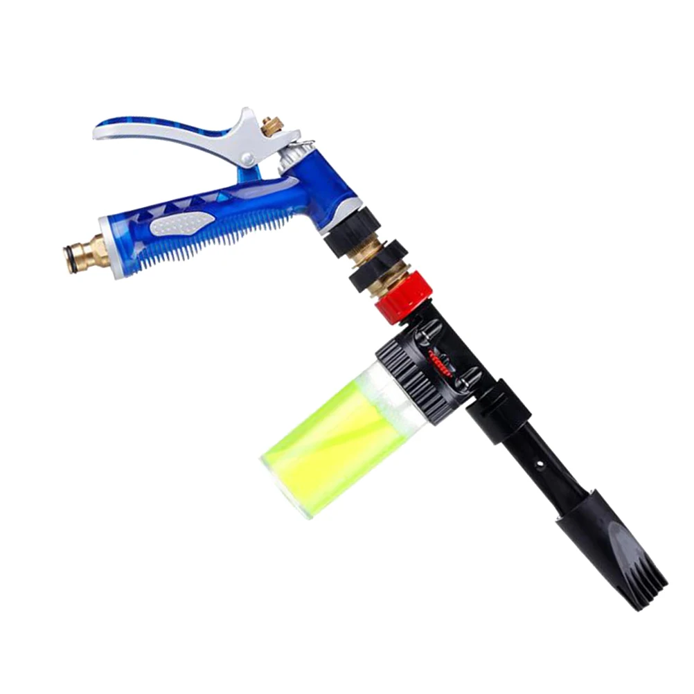 

Car Cleaning Gun Sprayer Vehicle Washing Foam Cleanser Adjustable Ratio Portable Design Car Washer Gardening Hose Attachment