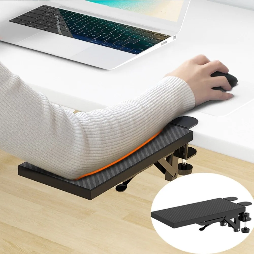 Foldable Computer Arm Rest Ergonomic Adjustable Computer Arm Support Extended Convenient Computer Hand Bracket Home Desktop