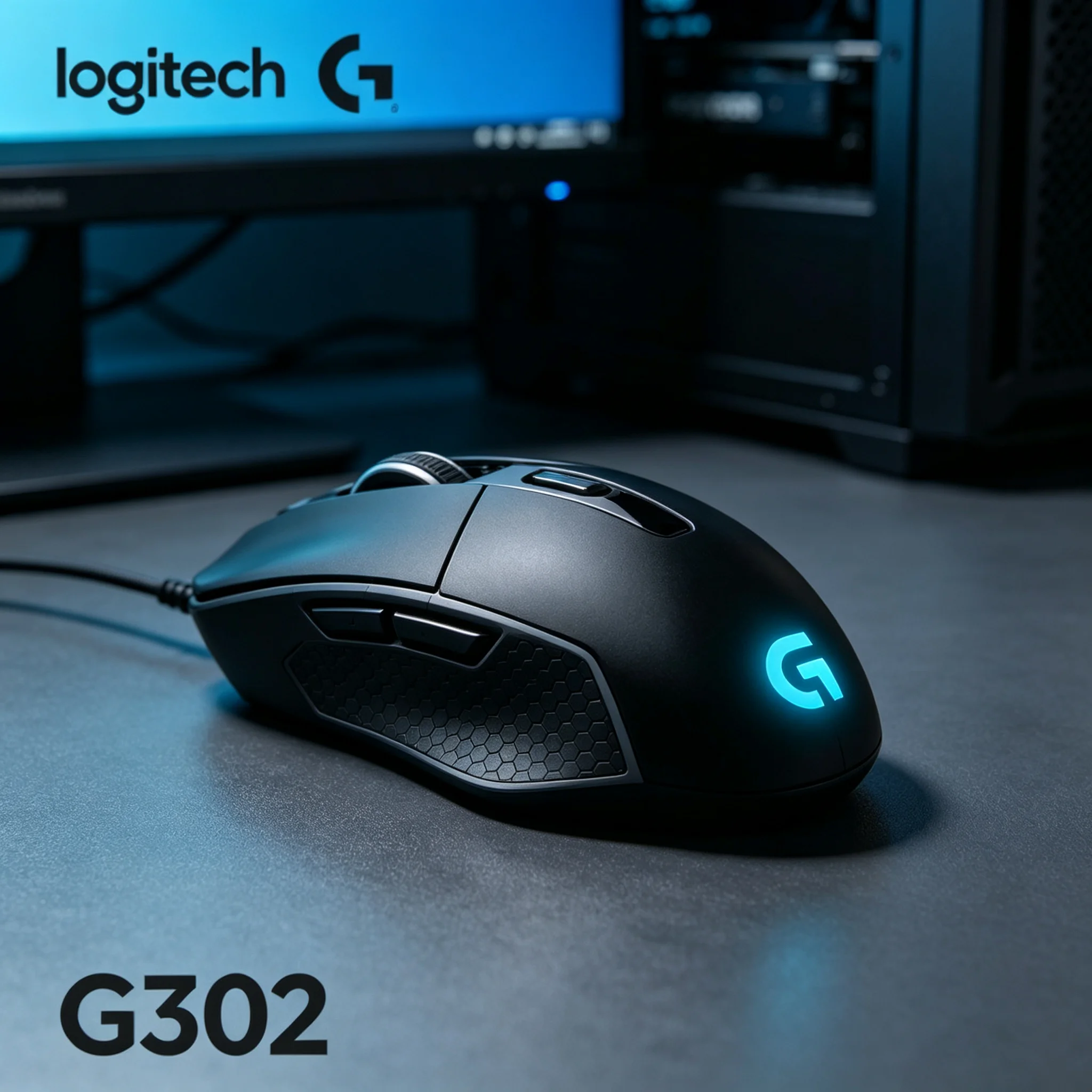 Logitech G302 E‑sports Wired Gaming Mouse RGB Illuminated 6 Programmable Buttons Adjustable DPI Mice For PC Gamer