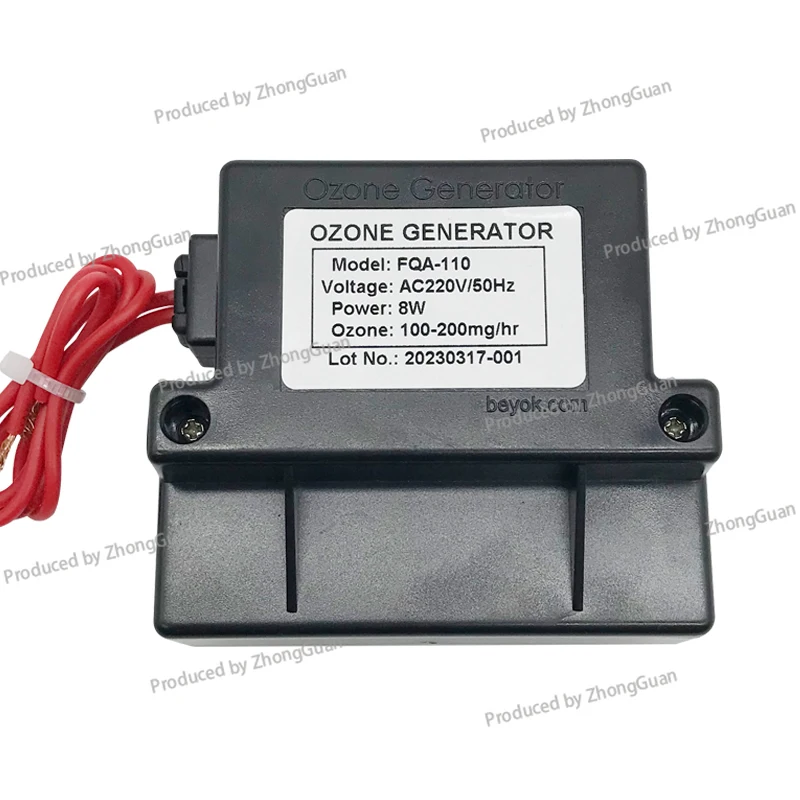 FQA-110 Air Disinfection 100-200mg/h Ozone Generation Module for Kitchenware Disinfection Cabinet