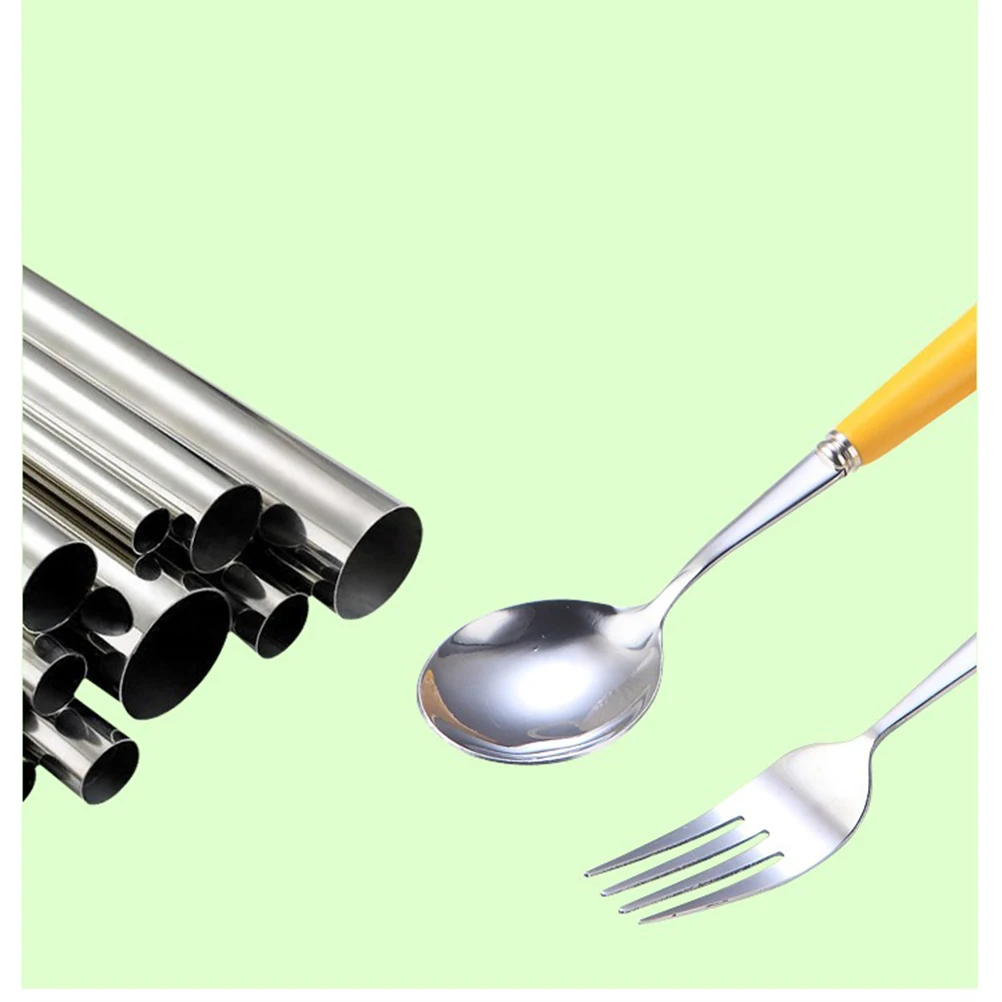 

Stainless Steel Three-piece Set of Chopsticks Forks and Spoons Student Cutlery Dinner Service Tableware