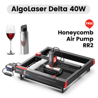 AlgoLaser 40W Delta Laser Engraver and Cutter Smart Off-line Control Metal Colorful Woodworking 50mm Wood Laser Cutting Machine