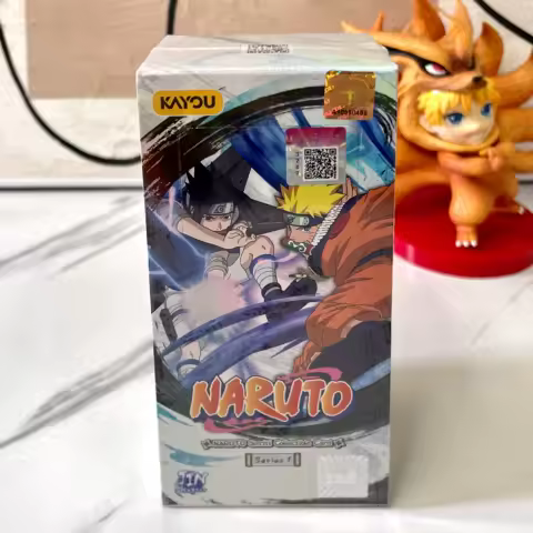 Original KAYOU Naruto Card Box English Version W4T6 Tier4 Rare SE BP Sasuke Uchiha Anime Collection Card Game Gift For Kids