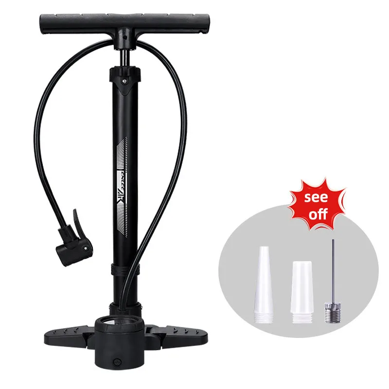 ENLEE Bicycle Pump Portable Pedal High Pressure Inflatable Pump Home Basketball Inflatable Presta and Schrader Universal