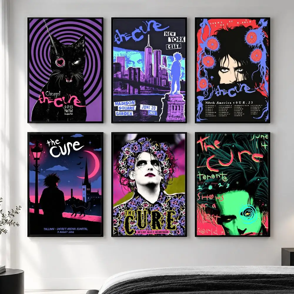 band The Cure Poster  HD Poster Simple Home Decoration Suitable for Living Room Bedroom Corridor Gift Giving