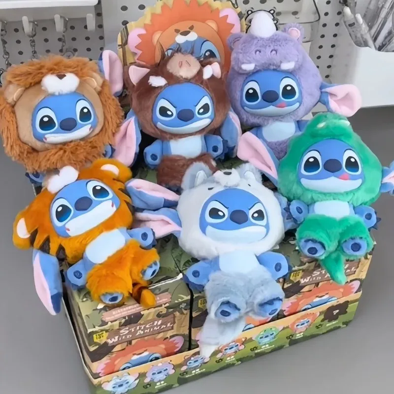 

2026 Новая натуральная слепая коробка Toptoy Stitch, сумка с дикими животными, подвеска, модная игровая периферия, кукла ручной работы, подарки для друзей