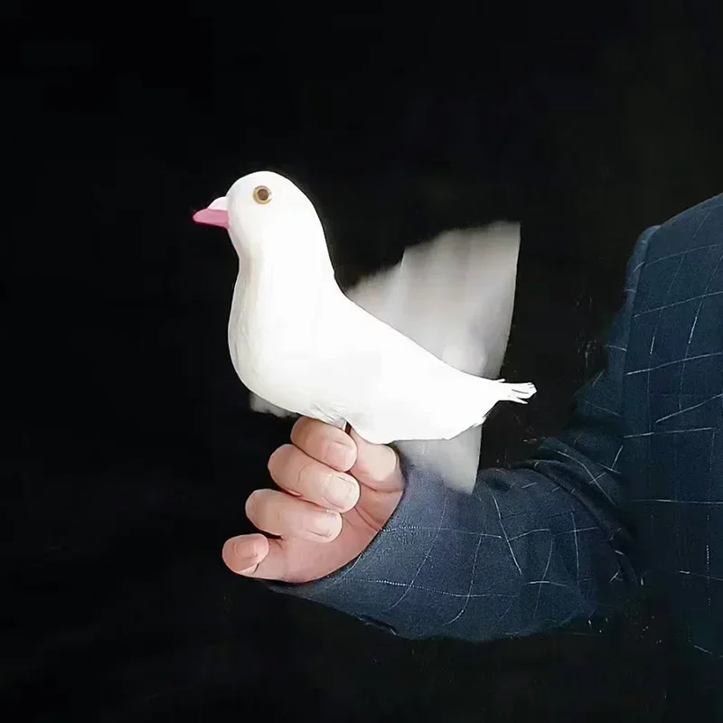 Electronic Bionic Dove 2.0 Magic Tricks Classic Dove Magia Props Stage Illusions Gimmicks Professional Magician Accessories Fun