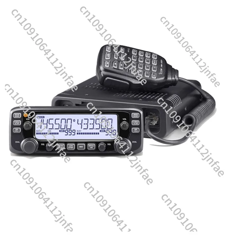 IC-2730E Mobile Radio Dual Band UHF 400-470MHz 50W FM Transceiver Car Intercom Accessories Handheld Microphone and Panel