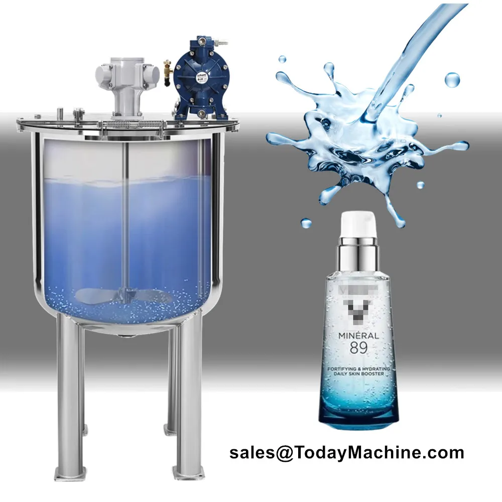 Liquid Soap Shampoo Hair Gel Shower Gel Mixing Blending Tanks Making Machine