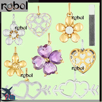 High Quality S925 Royal Icon Gems Pendant with Diamonds , Made of Zircon and Natural , Exquisite Gifts for Dating Festivals