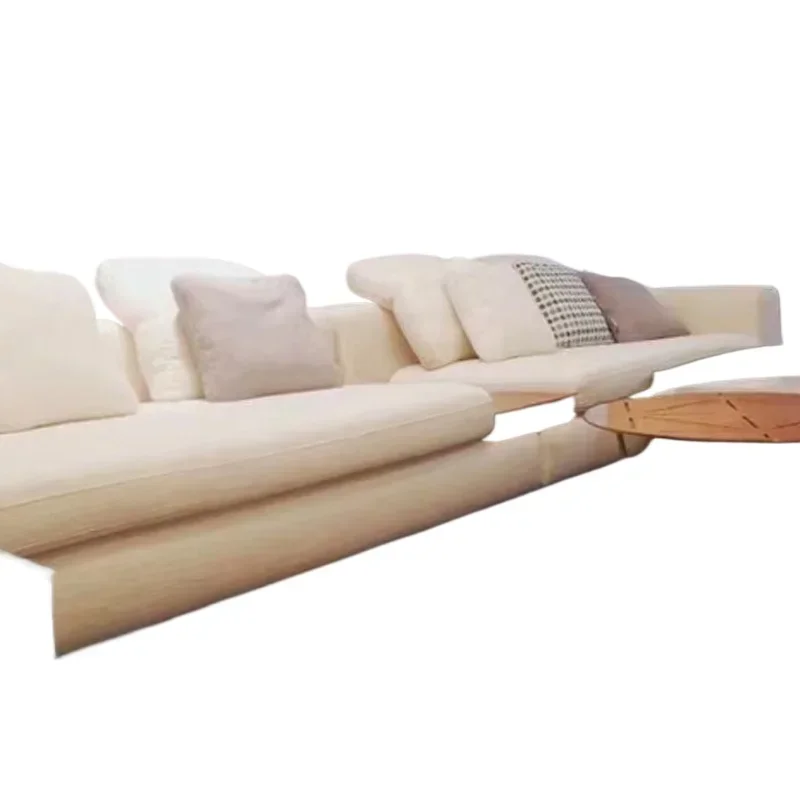 Italian simple small apartment living room fabric sofa