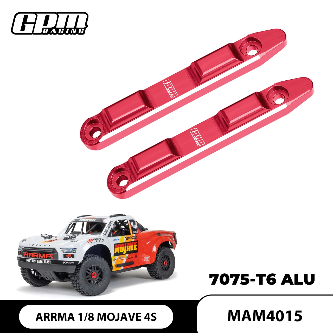 GPM ARRMA 1/8 MOJAVE 4X4 4S BLX RTR-ARA4404 For 7075-T6 ALLOY ROOF SKID SET